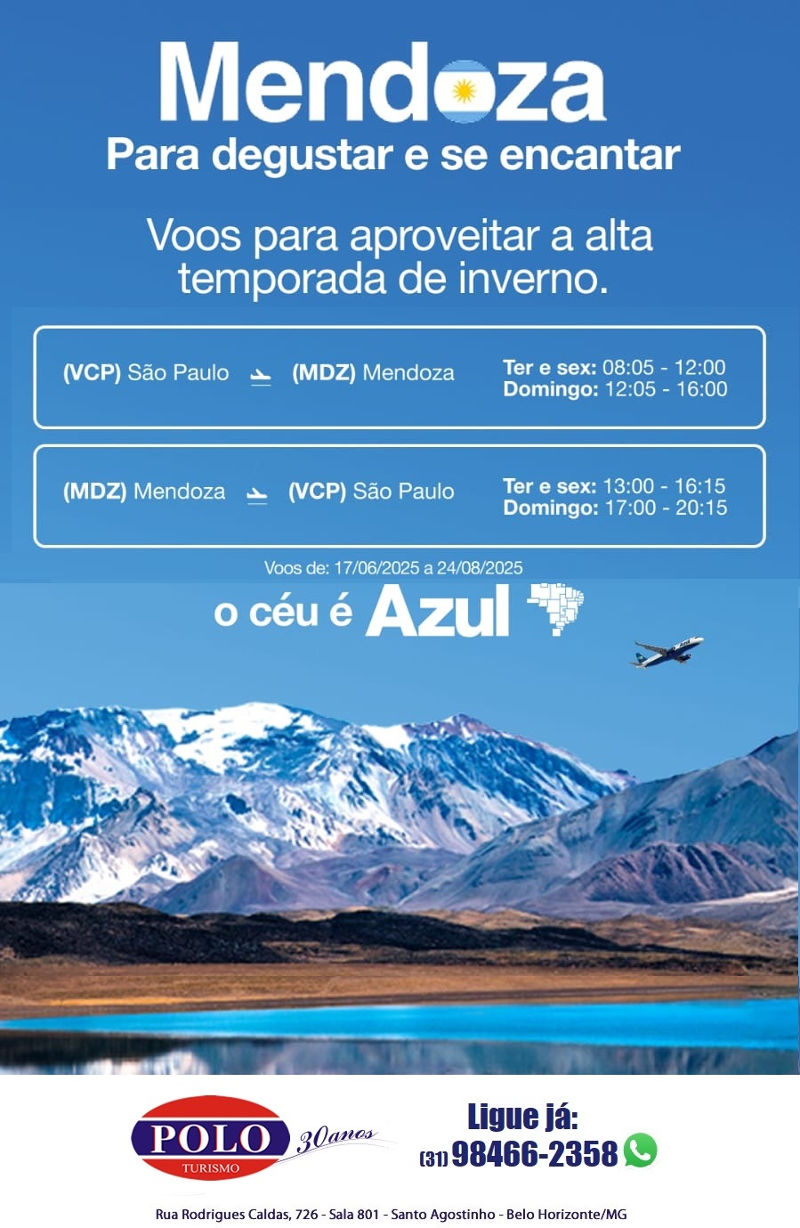 Passagem aérea Mendoza